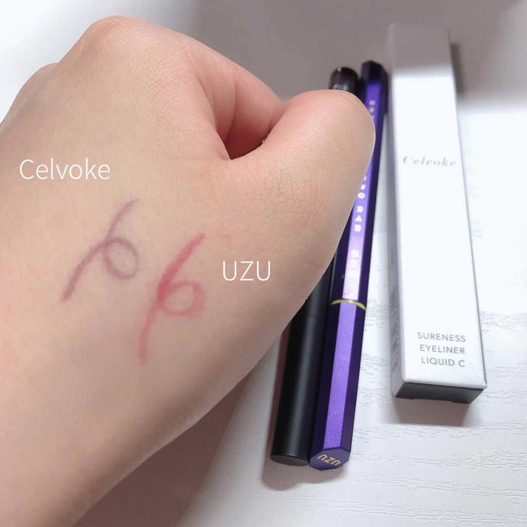 シュアネス アイライナーリキッド C/Celvoke/リキッドアイライナーを使ったクチコミ(2枚目)