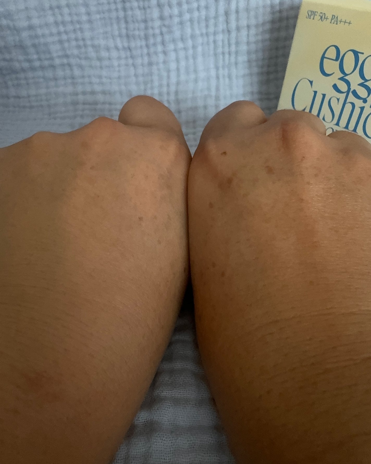 フィー クッションエッグフィットカバー/fwee/クッションファンデーションを使ったクチコミ(6枚目)