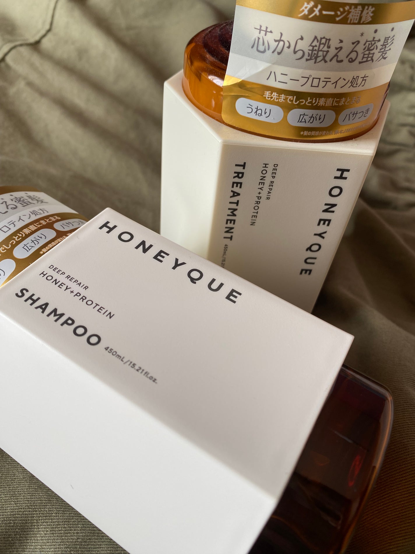 ディープリペア シャンプー モイスト/ヘアトリートメント モイスト/ハニーク/市販シャンプーを使ったクチコミ(1枚目)