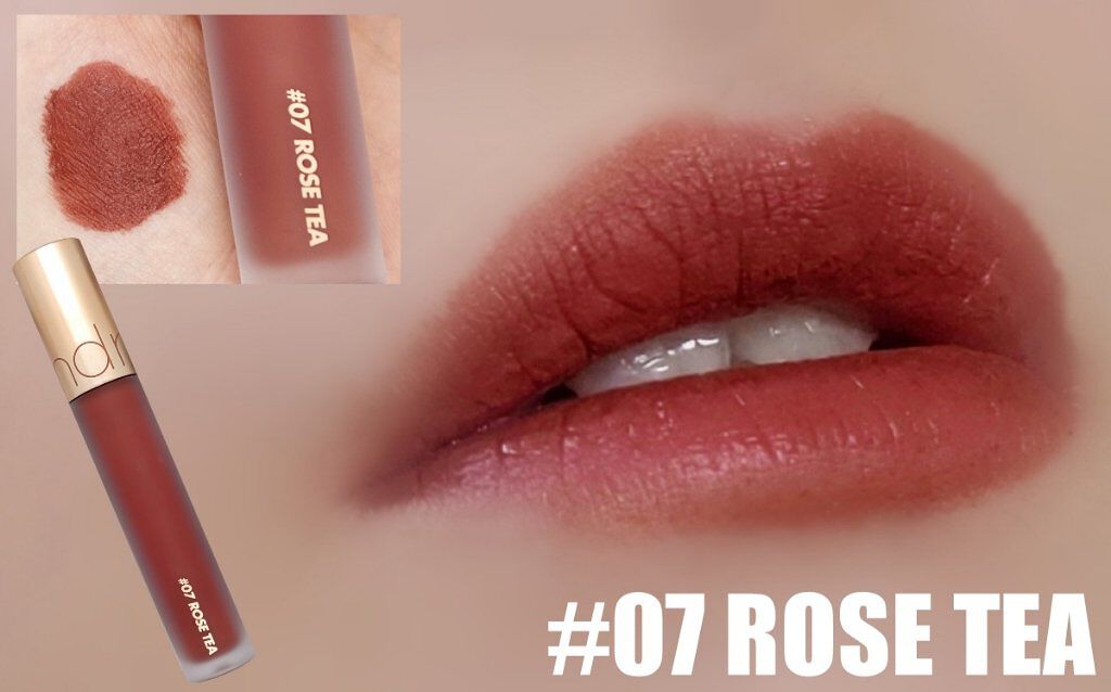 ミルクティーベルベットティント/rom&nd/リップティントを使ったクチコミ（3枚目）