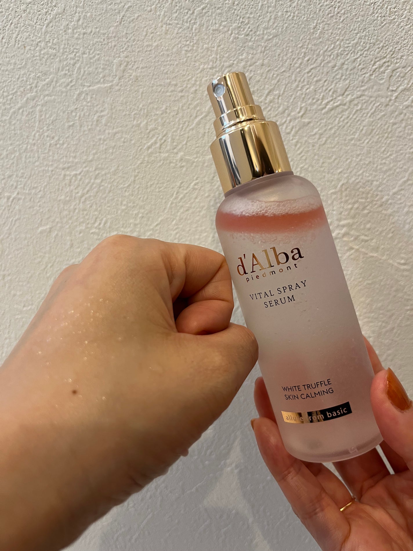 ダルバ ホワイトトリュフバイタルスプレーセラム/ダルバ/ミスト状化粧水を使ったクチコミ(2枚目)