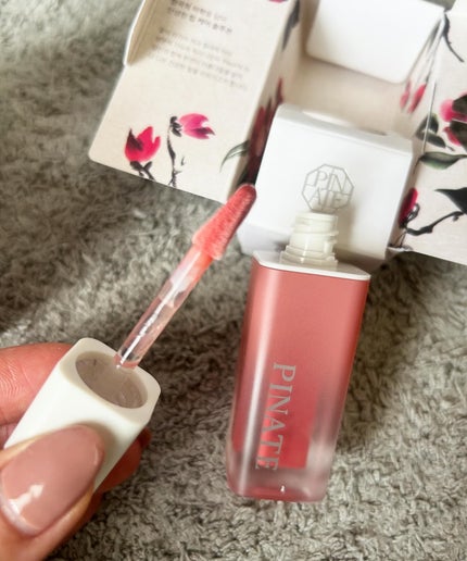 ナチュラルブルームリップオイルセラム 3色セット/PINATE/リップグロスを使ったクチコミ(4枚目)