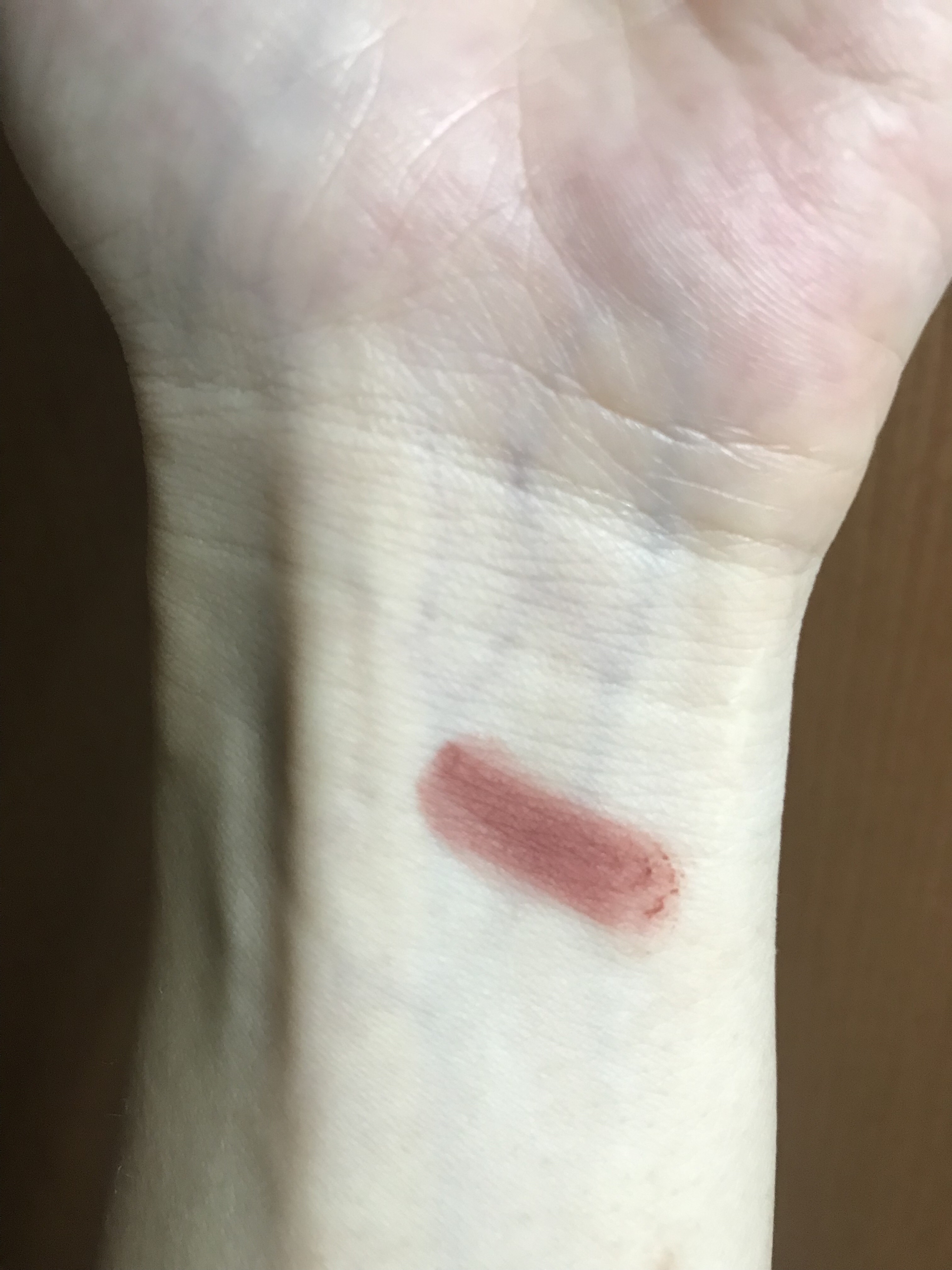 リップアンドチーク ブラーリープリンポット MV01 チリン/fwee/口紅を使ったクチコミ（3枚目）