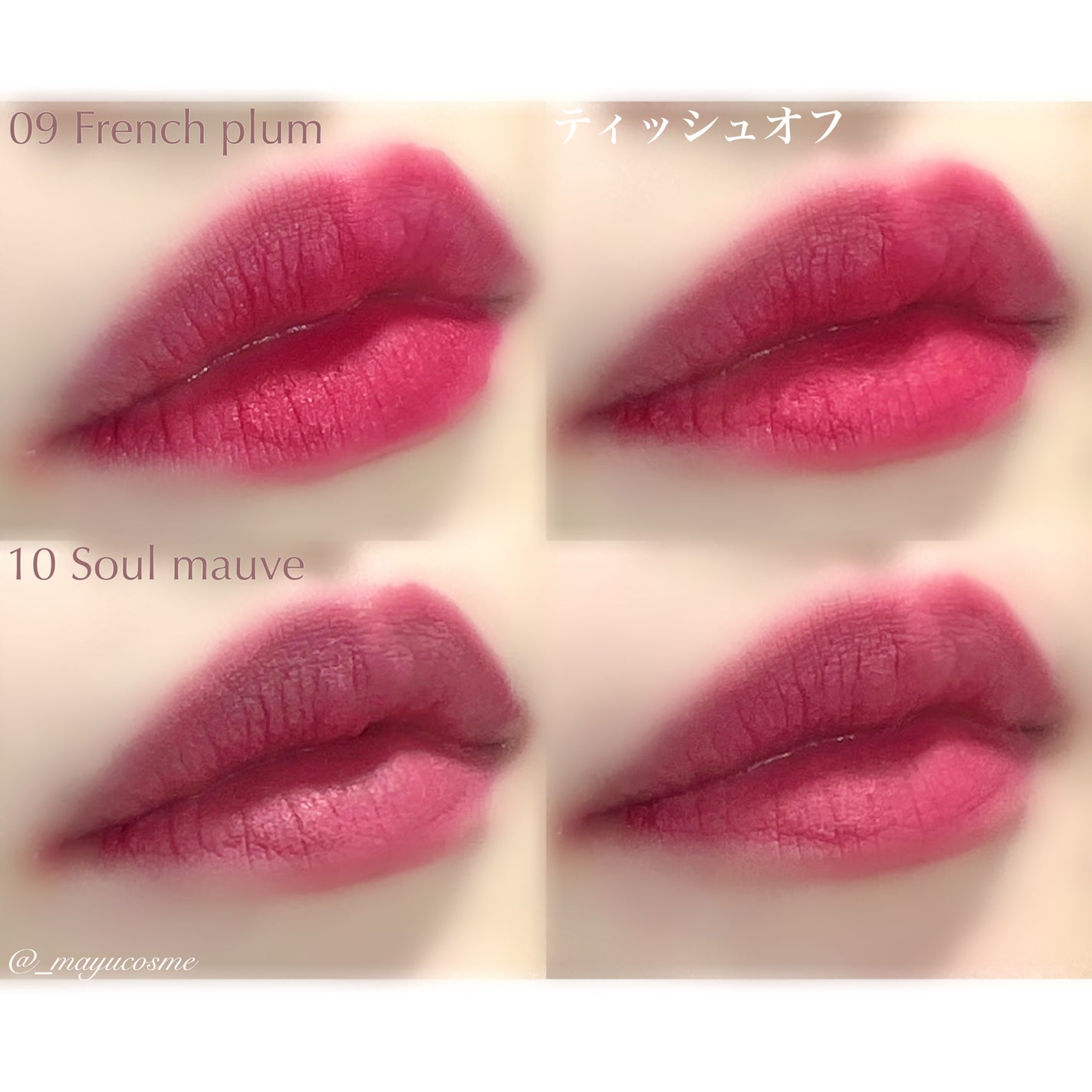 ソフトブラーティント/mude/リップティントを使ったクチコミ(8枚目)