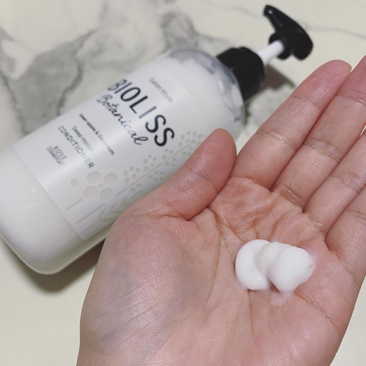 SSビオリス ボタニカル シャンプー／ヘアコンディショナー(ディープモイスト)/SSビオリス/市販シャンプーを使ったクチコミ（3枚目）