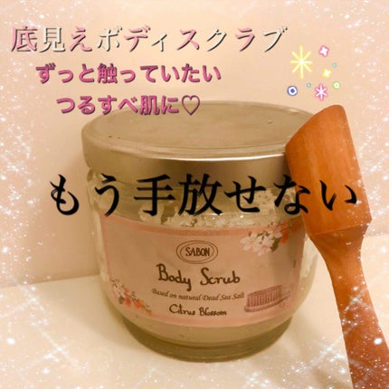 ボディスクラブ/SABON/ボディスクラブを使ったクチコミ(1枚目)