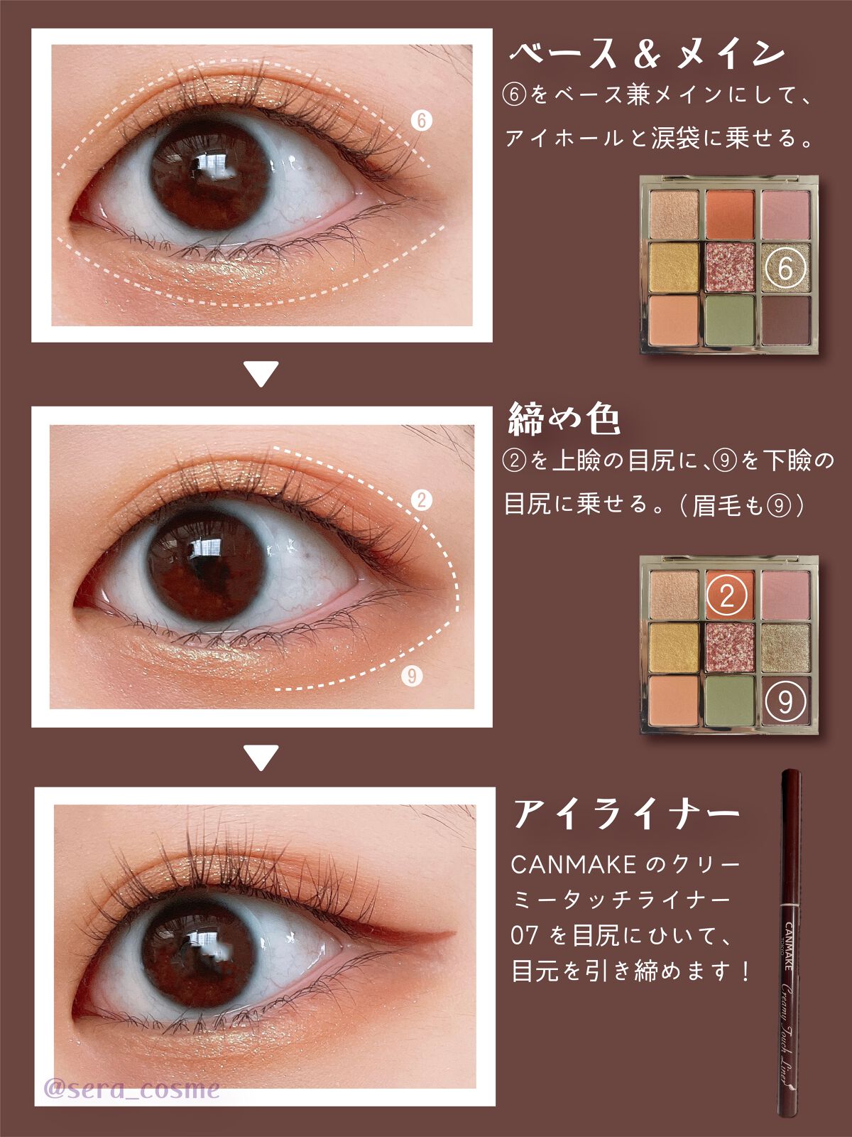 クリーミータッチライナー/キャンメイク/ジェルアイライナーを使ったクチコミ（2枚目）