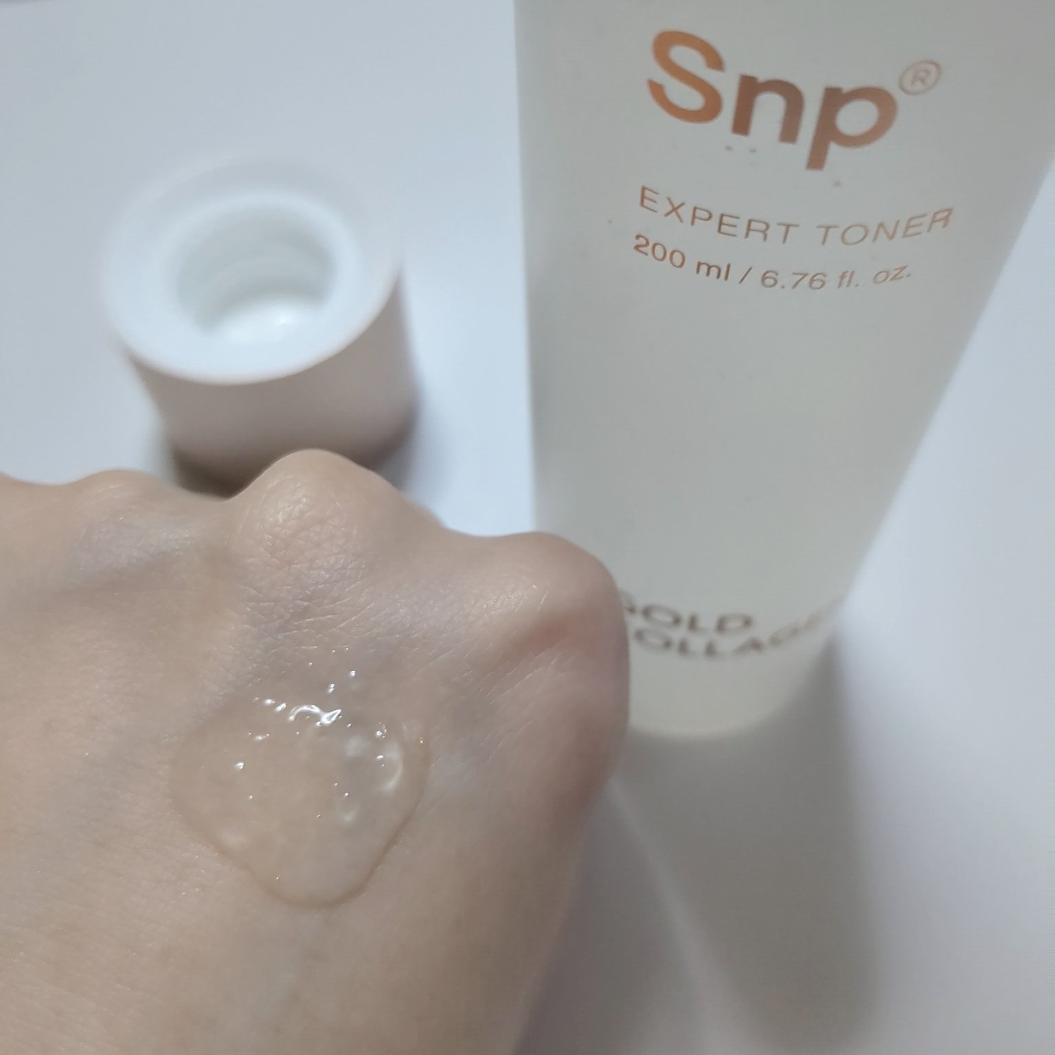 ゴールドコラーゲンエキスパートトナー/SNP/化粧水を使ったクチコミ（2枚目）