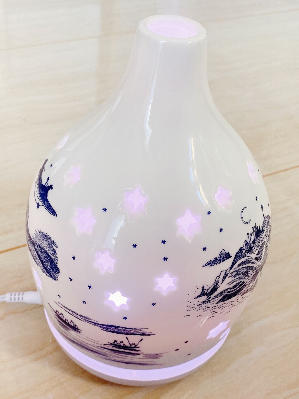 ムーミンルミナスアロマディフューザー/グローバル プロダクト プランニング/ルームフレグランスを使ったクチコミ（1枚目）