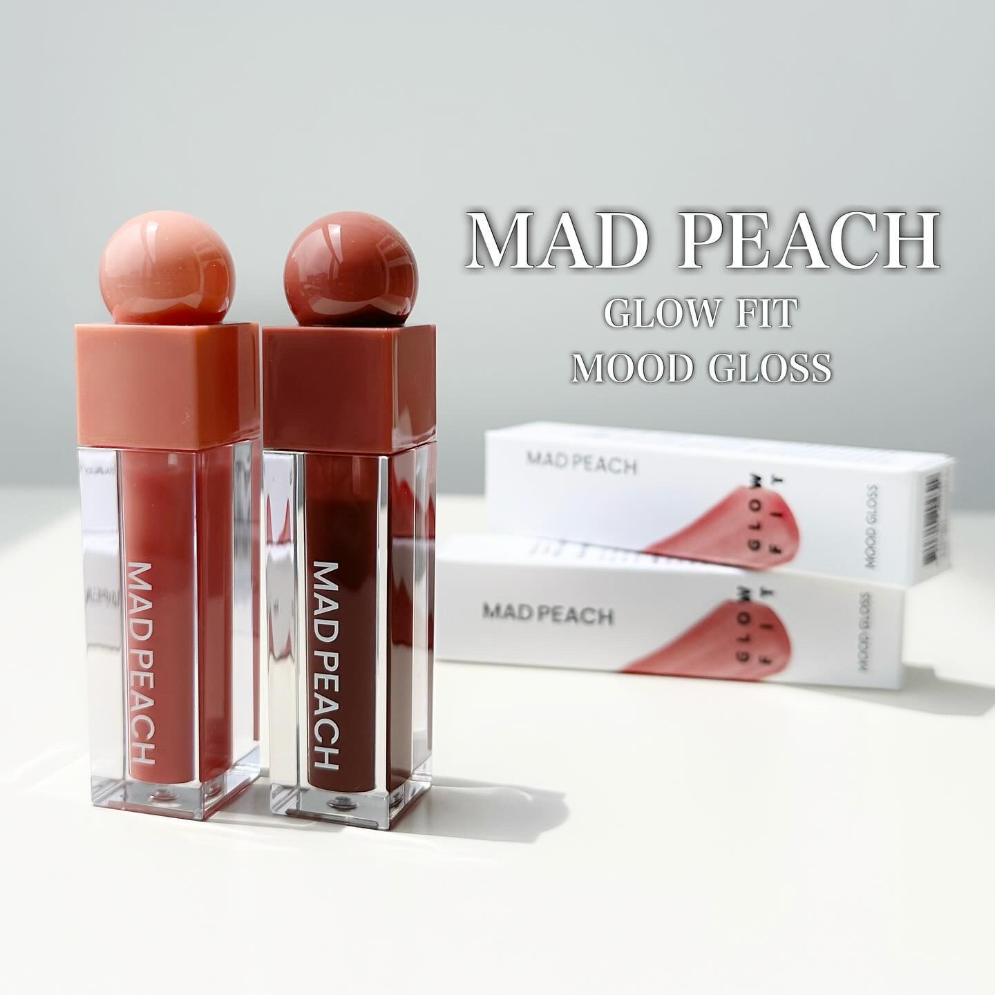 マッドピーチグロウフィットムードグロス/MAD PEACH/リップグロスを使ったクチコミ（1枚目）