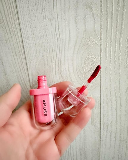 ジェルフィットティント 02 ヘルシーサーモン/AMUSE/リップティントの画像