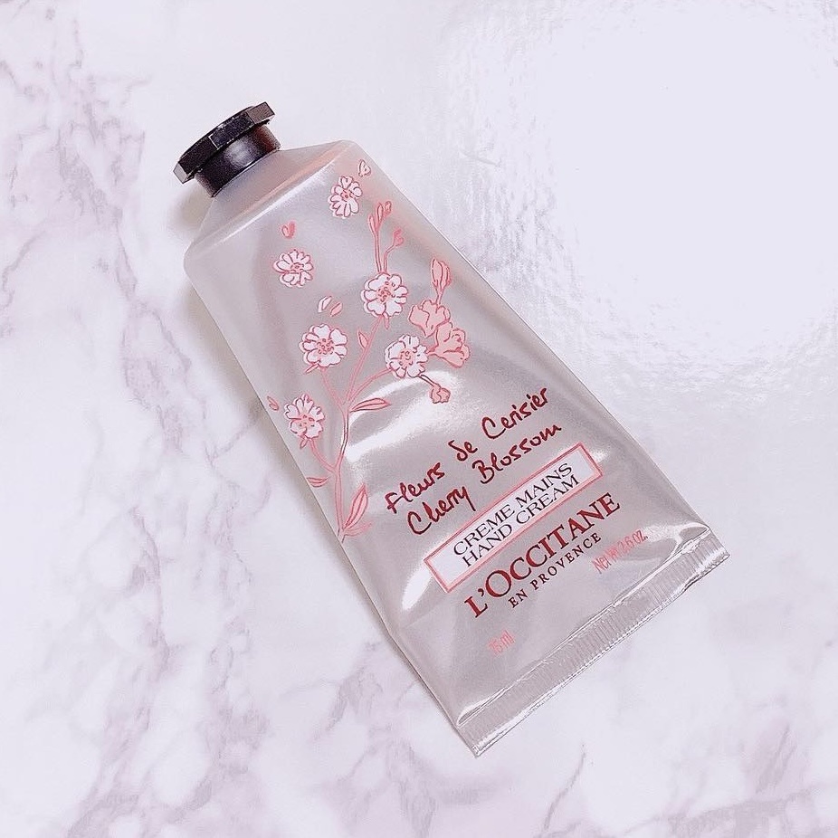 チェリーブロッサム ソフトハンドクリーム/L'OCCITANE/ハンドクリームを使ったクチコミ（1枚目）