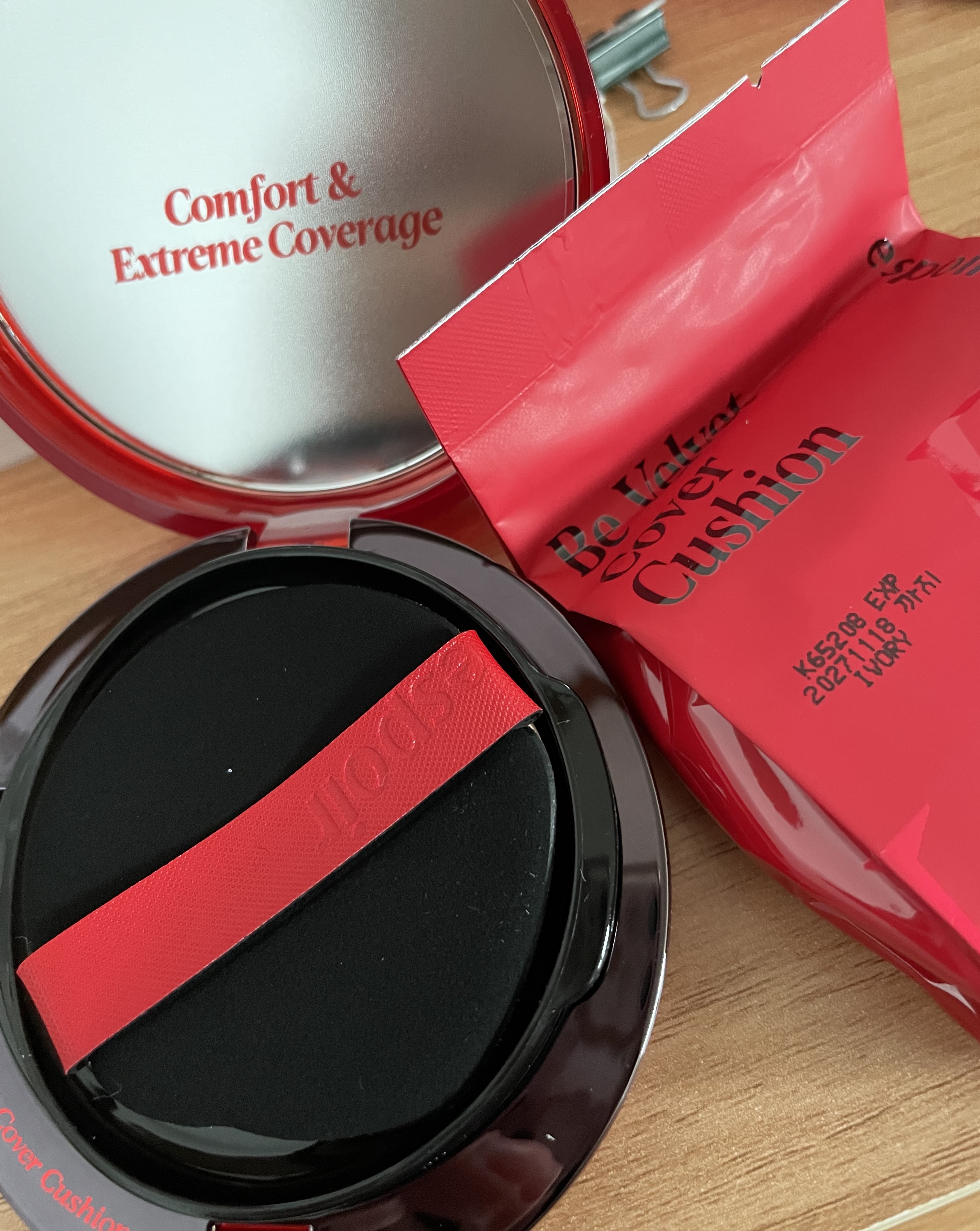 ビーベルベットカバークッション/espoir/クッションファンデーションを使ったクチコミ（1枚目）