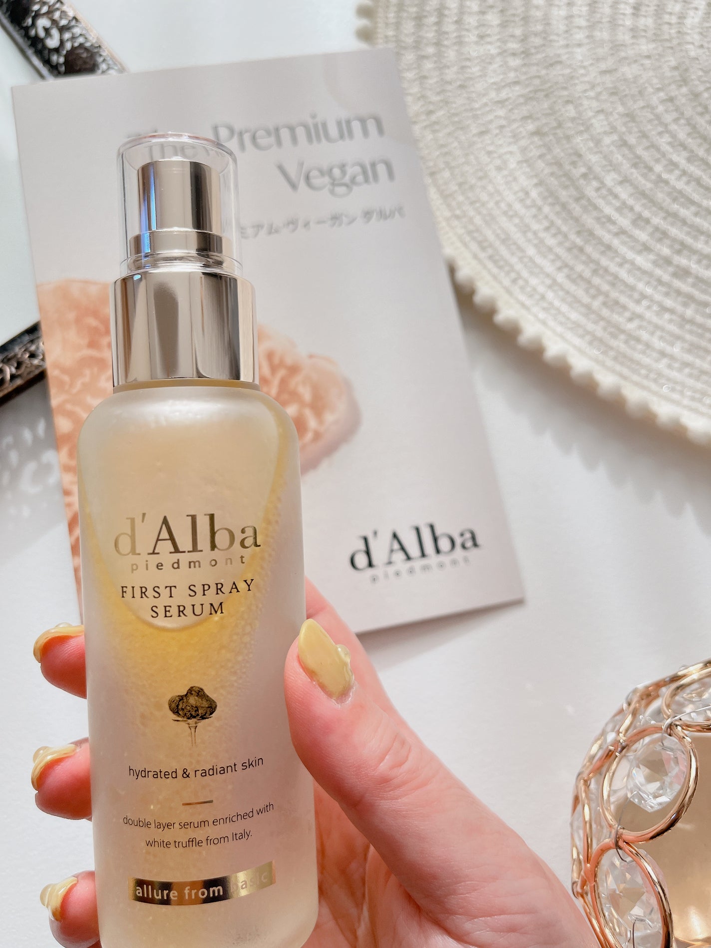ダルバ ホワイトトリュフファーストスプレーセラム/ダルバ/ミスト状化粧水を使ったクチコミ(1枚目)