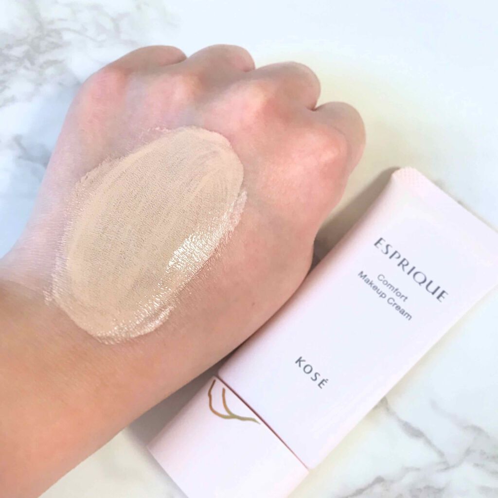 コンフォート メイククリーム〈色つき美容クリーム〉/ESPRIQUE/化粧下地を使ったクチコミ(2枚目)