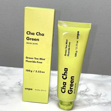 Cha Cha Charcoal Vegan Greentea Toothpaste/unpa/歯磨き粉を使ったクチコミ（2枚目）