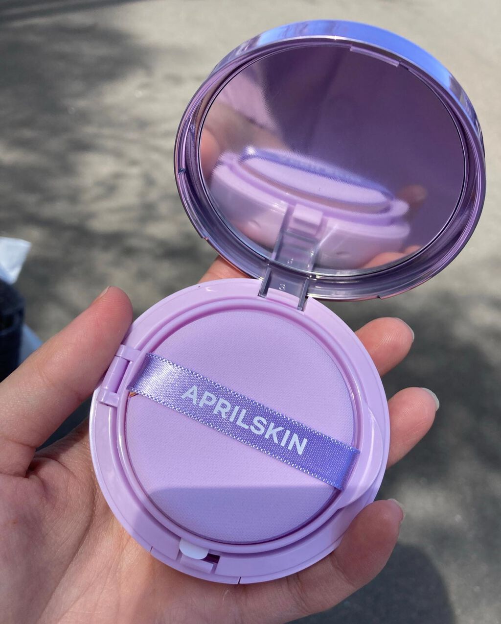 ウルトラスリムクッション＋レフィルセット 21号ライトベージュ/APRILSKIN/クッションファンデーションを使ったクチコミ（3枚目）