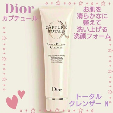 Dior カプチュール トータル  クレンザー Nのクチコミ「🌹Dior ディオール 🌹カプチュール
『トータル クレンザー N』
～肌を清らかに
洗い上げ.....」（1枚目）