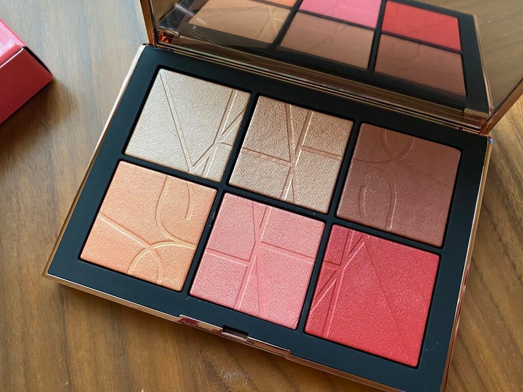 オーガズム オン ザ ビーチ チークパレット/NARS/パウダーチークを使ったクチコミ(3枚目)