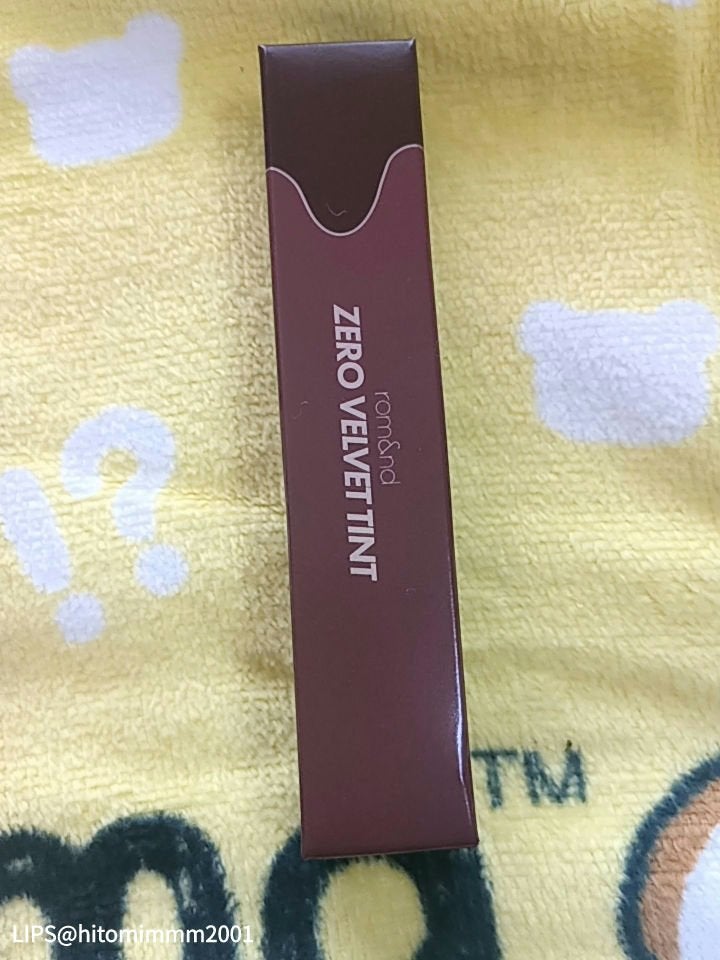ゼロベルベットティント/rom&nd/リップティントを使ったクチコミ(2枚目)