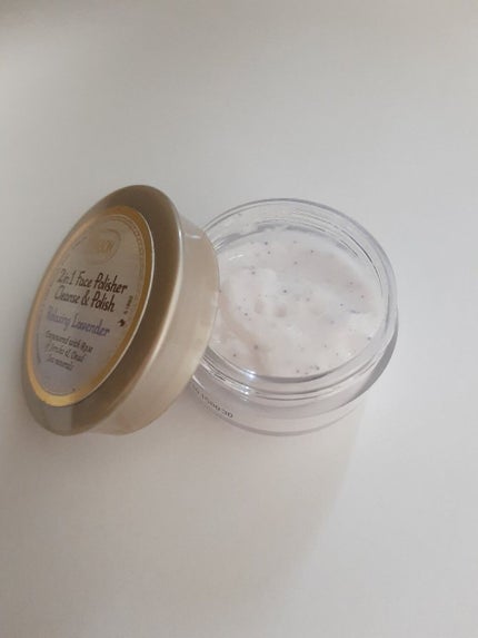 フェイスポリッシャー リラクシング(ラベンダー)/SABON/スクラブ・ゴマージュを使ったクチコミ(2枚目)