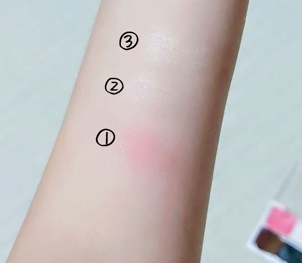 ナチュラルフィットチーク/オルビス/パウダーチークを使ったクチコミ(2枚目)