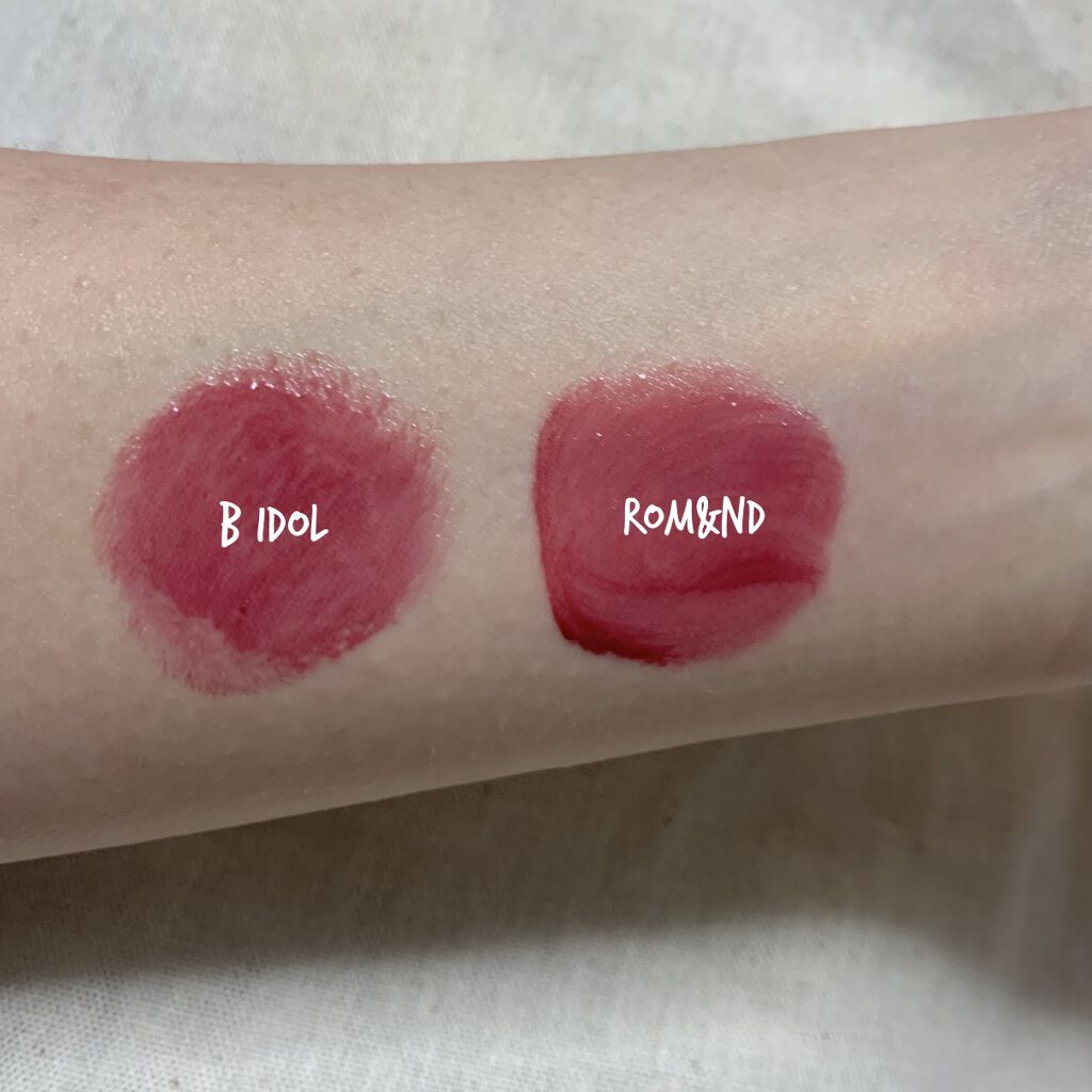 つやぷるリップR/b idol/口紅を使ったクチコミ（2枚目）