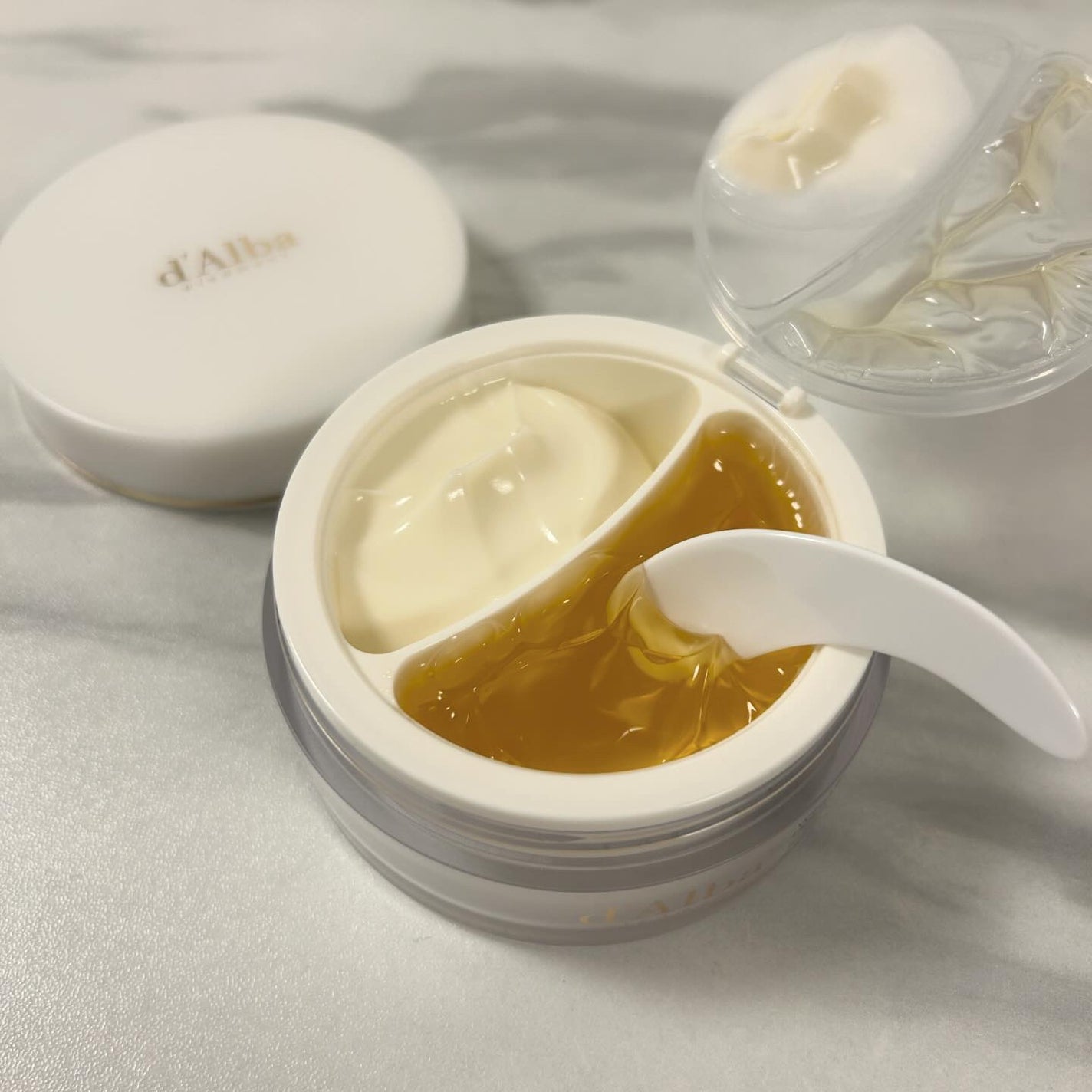 ホワイトトリュフダブルセラムアンドクリーム/ダルバ/フェイスクリームを使ったクチコミ(2枚目)