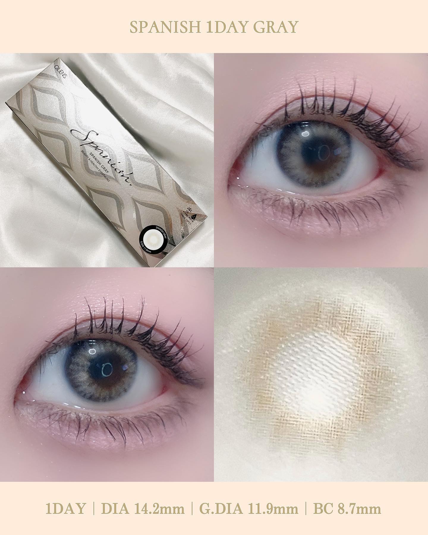 Spanish 1Day(スパニッシュ 1Day)/OLENS/ワンデー（１DAY）カラコンを使ったクチコミ（2枚目）