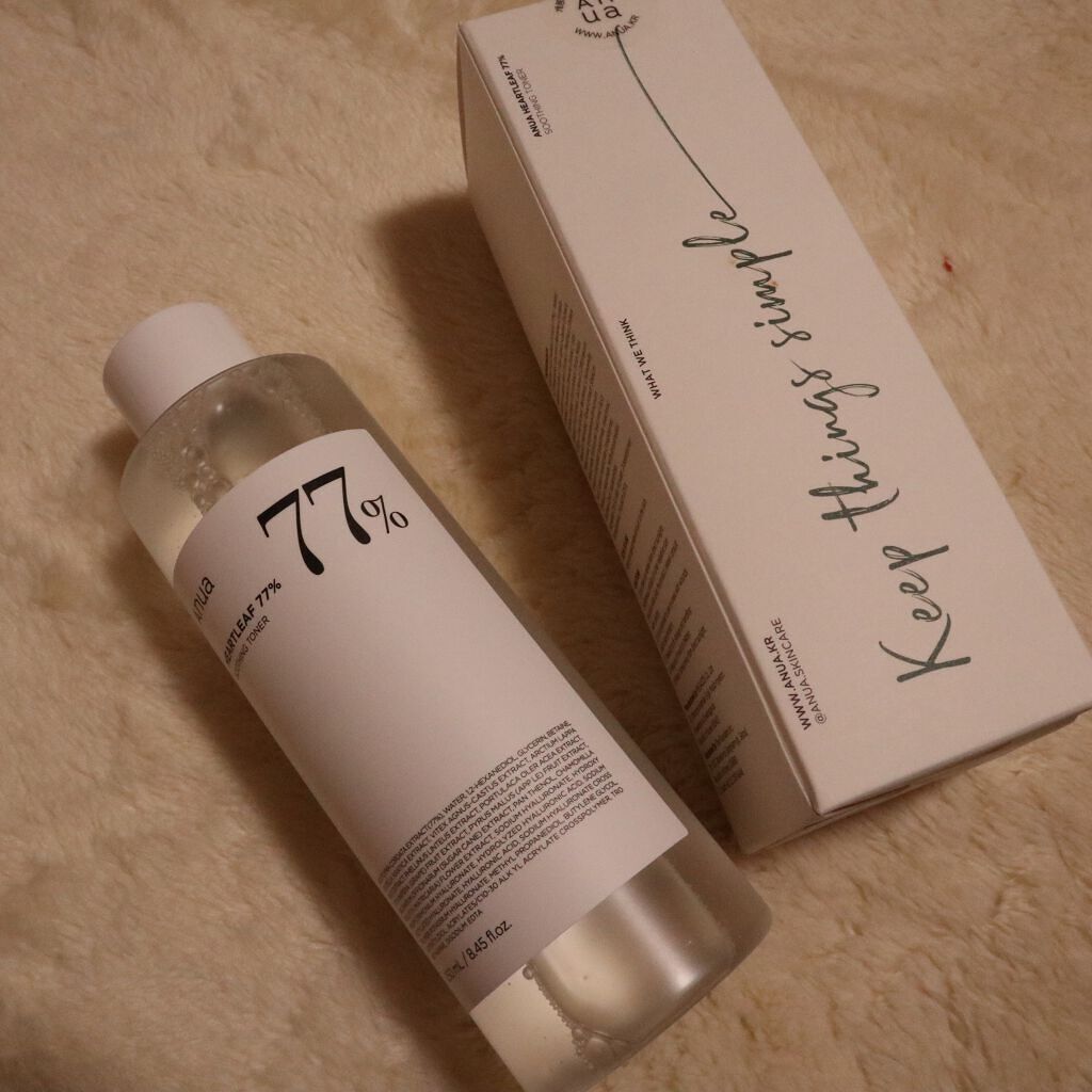 ドクダミ 77 スージングトナー/Anua/化粧水を使ったクチコミ（2枚目）