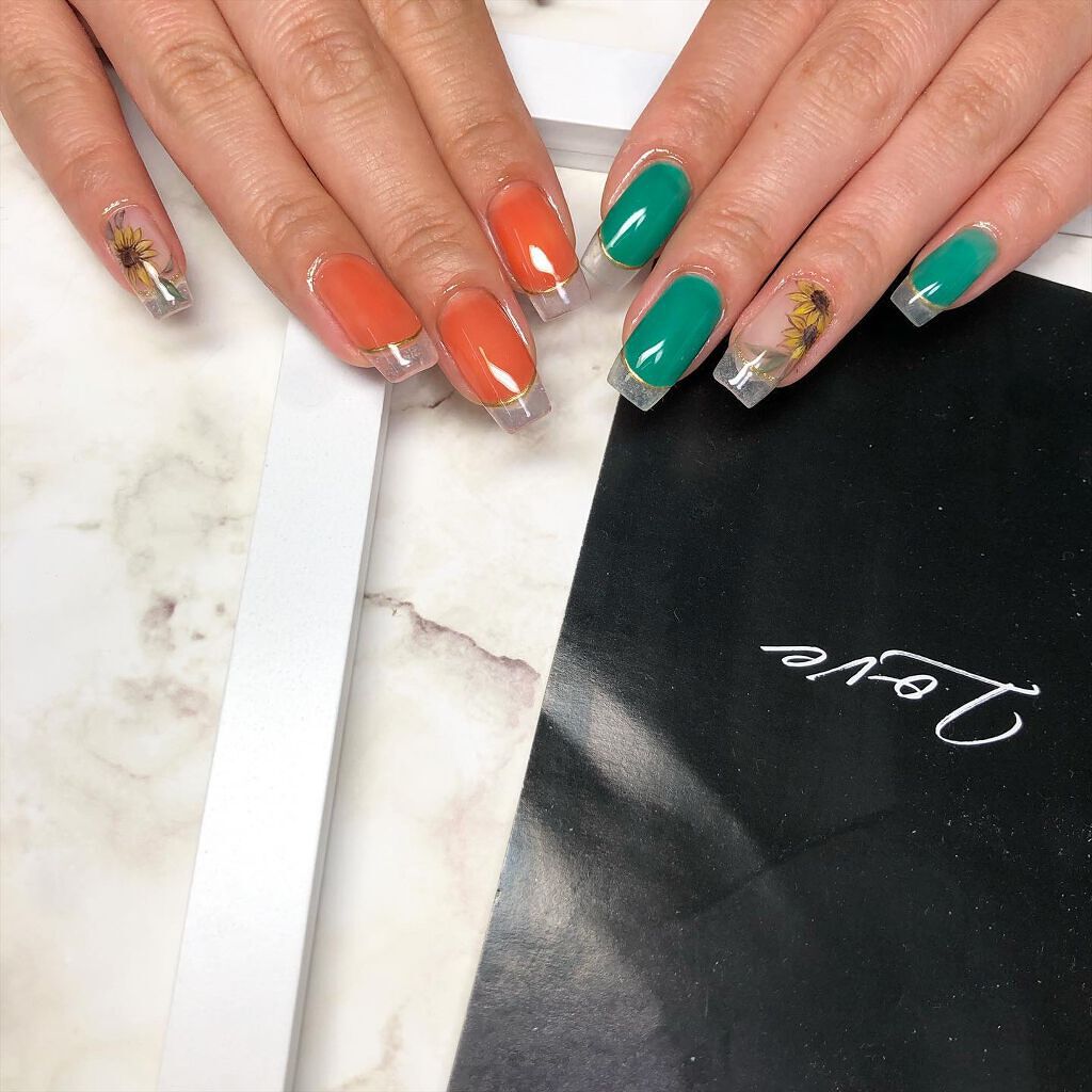 cst on LIPS 「#クリアネイル#クリアフレンチ#clearnails#アシメネ..」(2枚目)