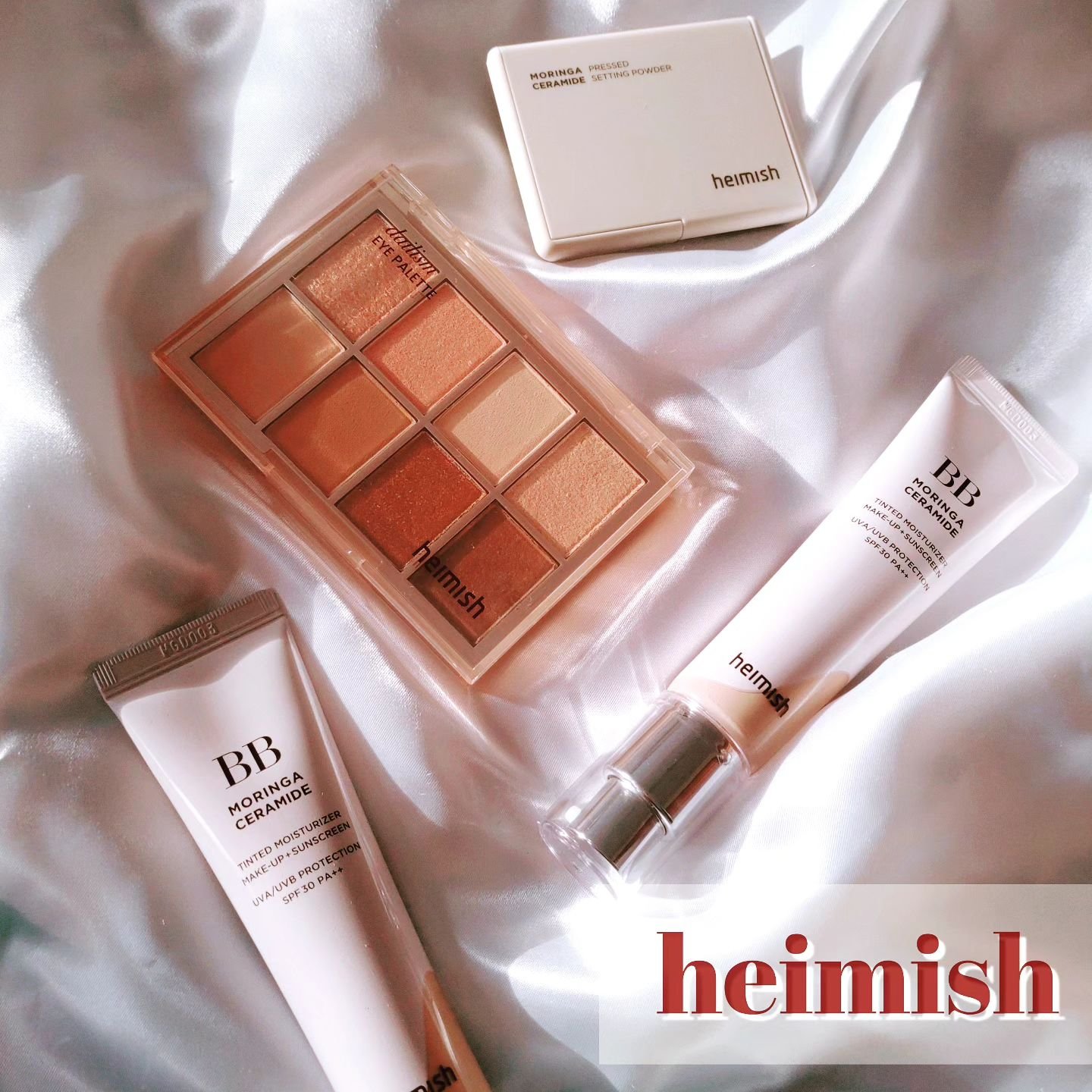 モリンガセラミドセッティングパウダーパクト/heimish/プレストパウダーを使ったクチコミ（1枚目）