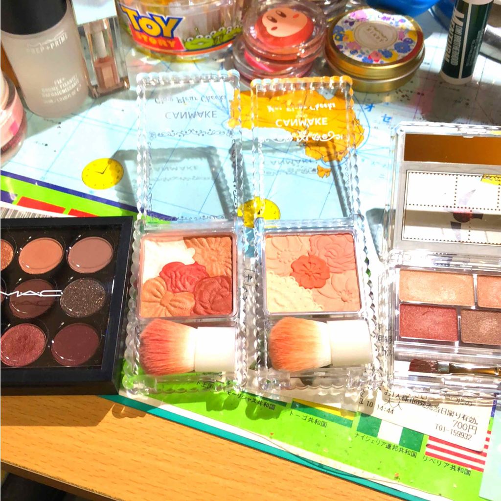 マットフルールチークス/キャンメイク/パウダーチークを使ったクチコミ（1枚目）