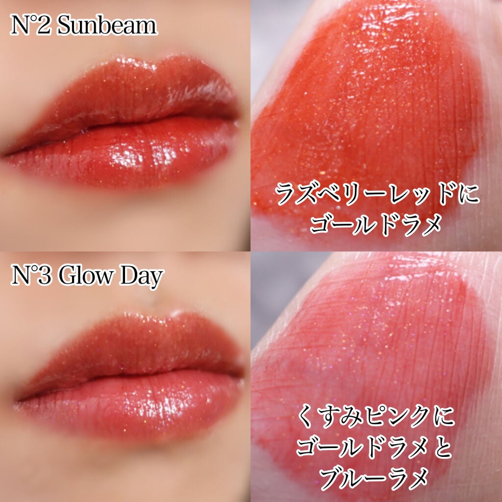 ノンスティッキーダズルティント/unleashia/リップティントを使ったクチコミ(3枚目)