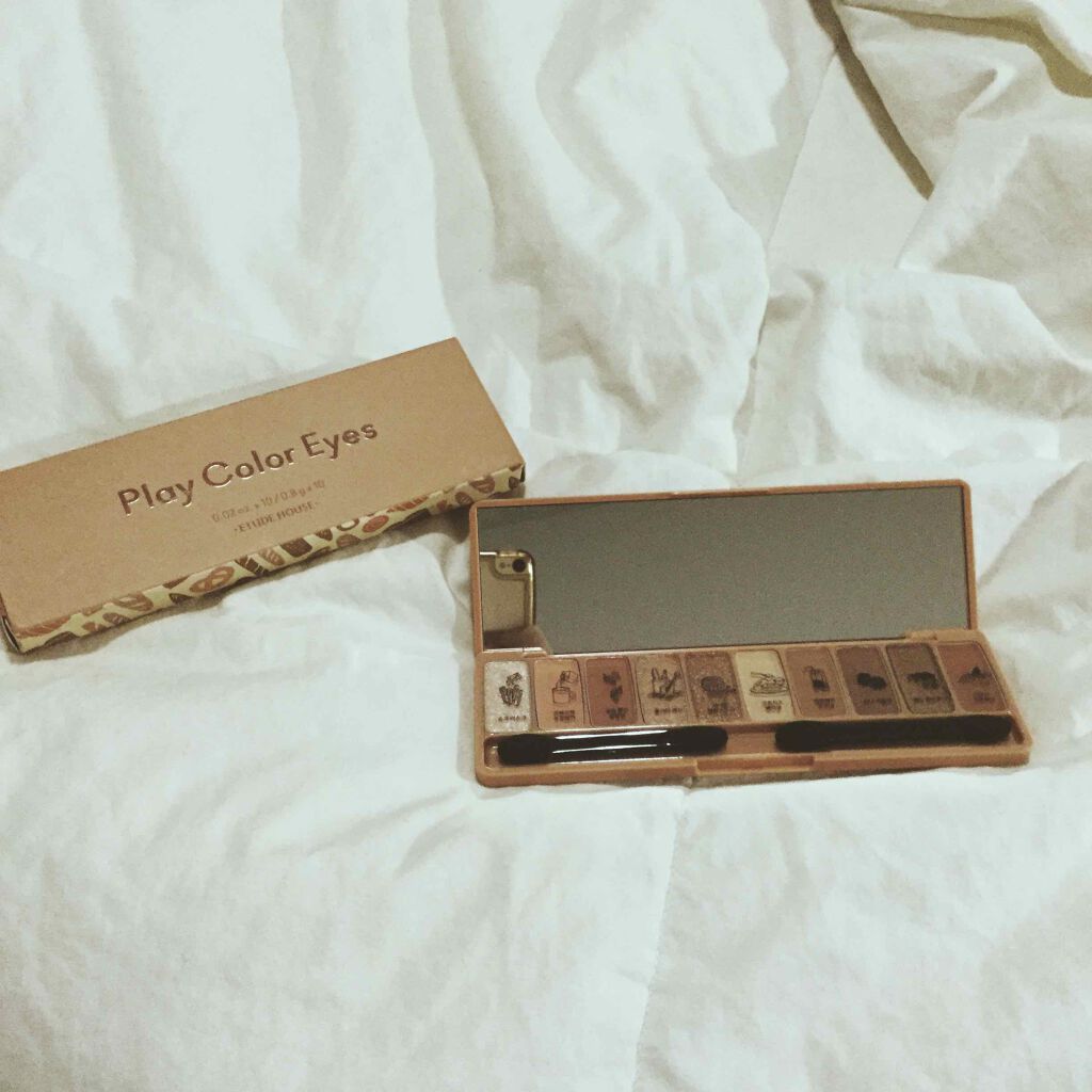 プレイカラー アイシャドウ/ETUDE/アイシャドウパレットを使ったクチコミ（2枚目）