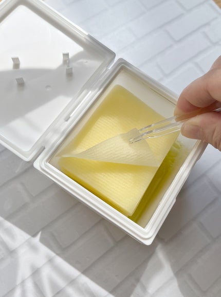 5番 白玉グルタチオンCフィルムパッド/numbuzin/トナーパッドを使ったクチコミ(3枚目)