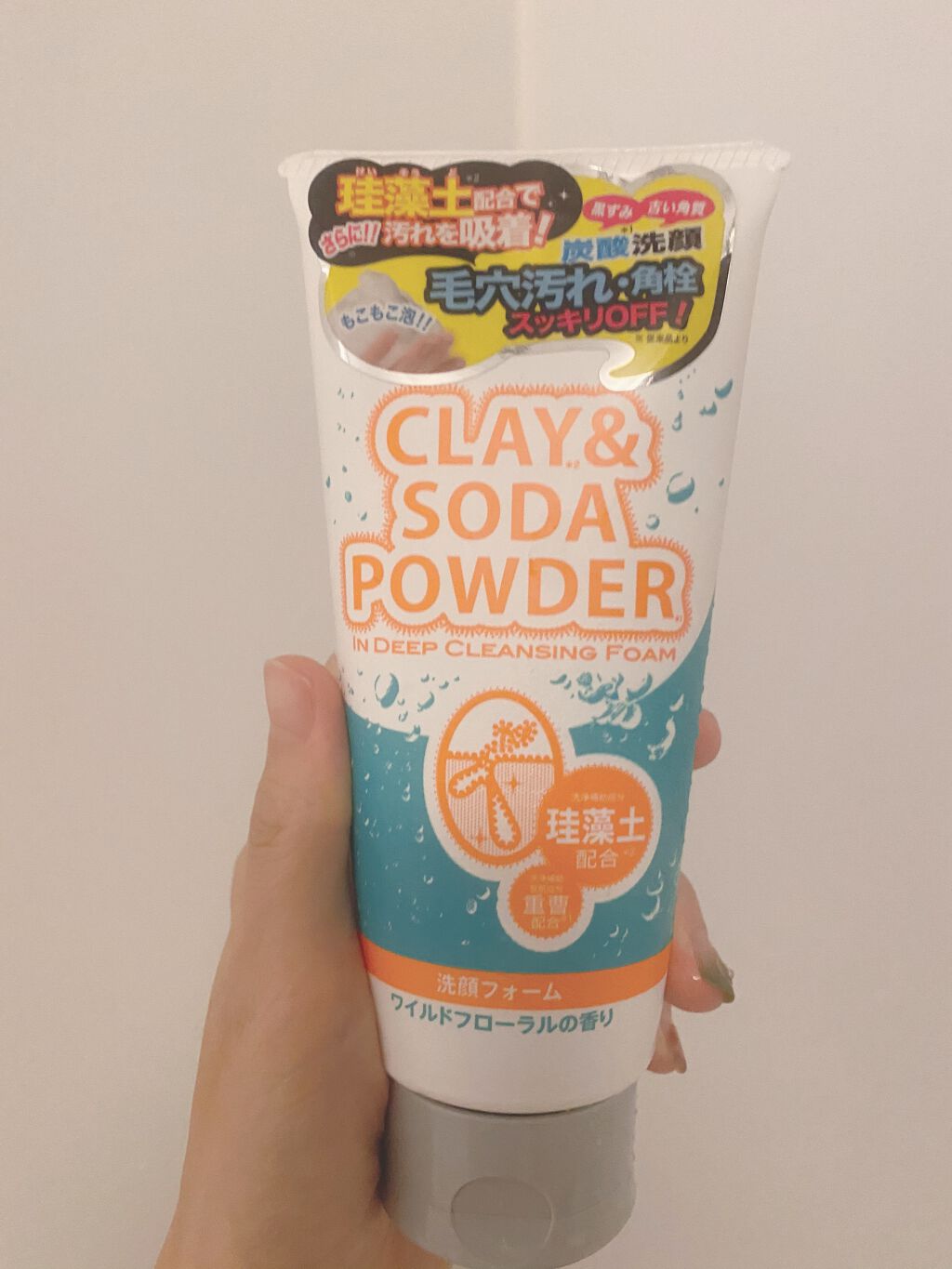 クレイ&ソーダパウダーインディープクレンジングフォーム/株式会社イヴ/洗顔フォームを使ったクチコミ(1枚目)