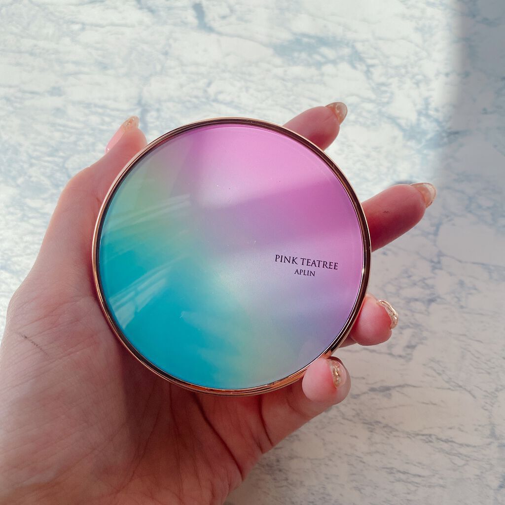 ピンクティーツリーカバークッション/APLIN/クッションファンデーションを使ったクチコミ(1枚目)