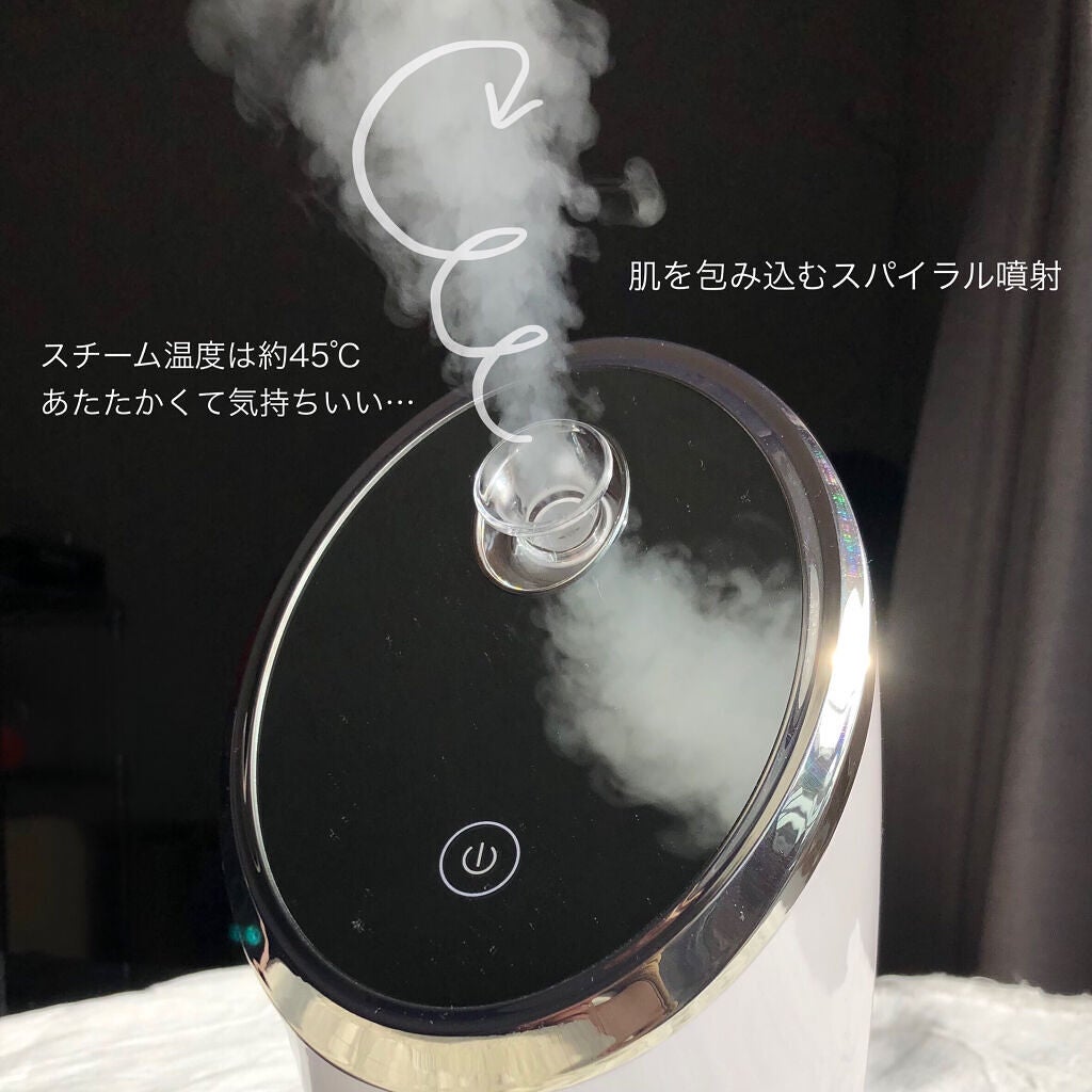 フェイシャル モイスト ナノスチーマー/SIMPLE MIND/美顔器・マッサージを使ったクチコミ(3枚目)