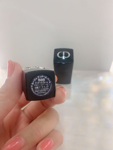 ルージュ ディオール バーム 586 ディオールブルーム サテン/Dior/リップケア・リップクリームを使ったクチコミ（3枚目）