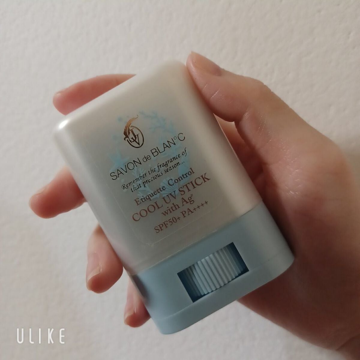 エチケットコントロール クールUVスティック with Ag/SAVON de BLAN°C/日焼け止め・UVケアを使ったクチコミ(1枚目)