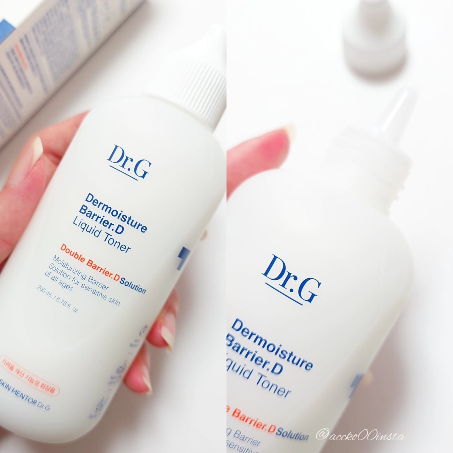ザモイスチャーバリアDリキッドトナー/Dr.G/化粧水を使ったクチコミ（3枚目）