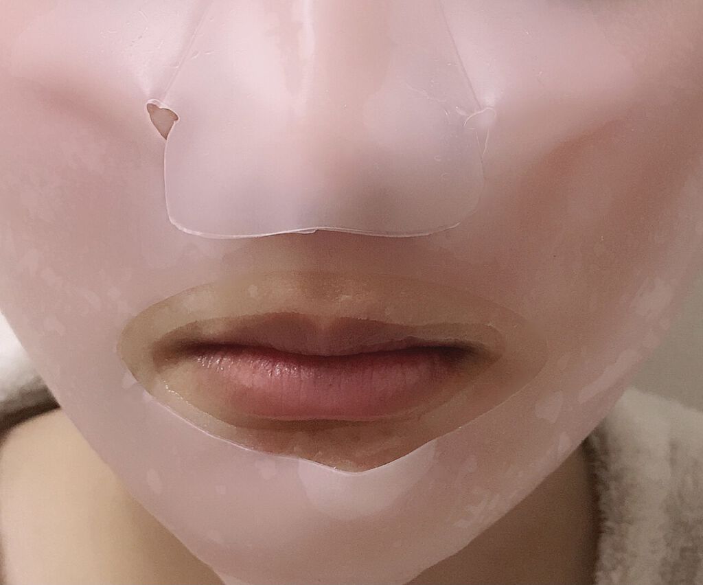 シリコーン潤マスク 3D/DAISO/その他スキンケアグッズを使ったクチコミ（3枚目）