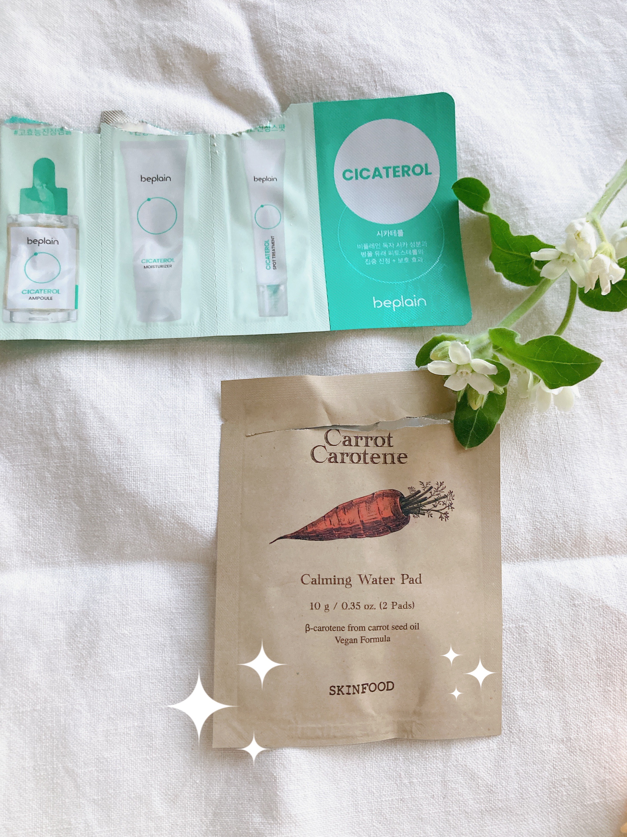 キャロットカロテン カーミングウォーターパッド/SKINFOOD/トナーパッドを使ったクチコミ（1枚目）