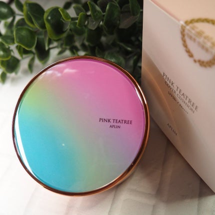 ピンクティーツリーカバークッション/APLIN/クッションファンデーションを使ったクチコミ(1枚目)