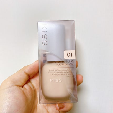 ミルキッシュガラスファンデ/KiSS/リキッドファンデーションを使ったクチコミ(4枚目)