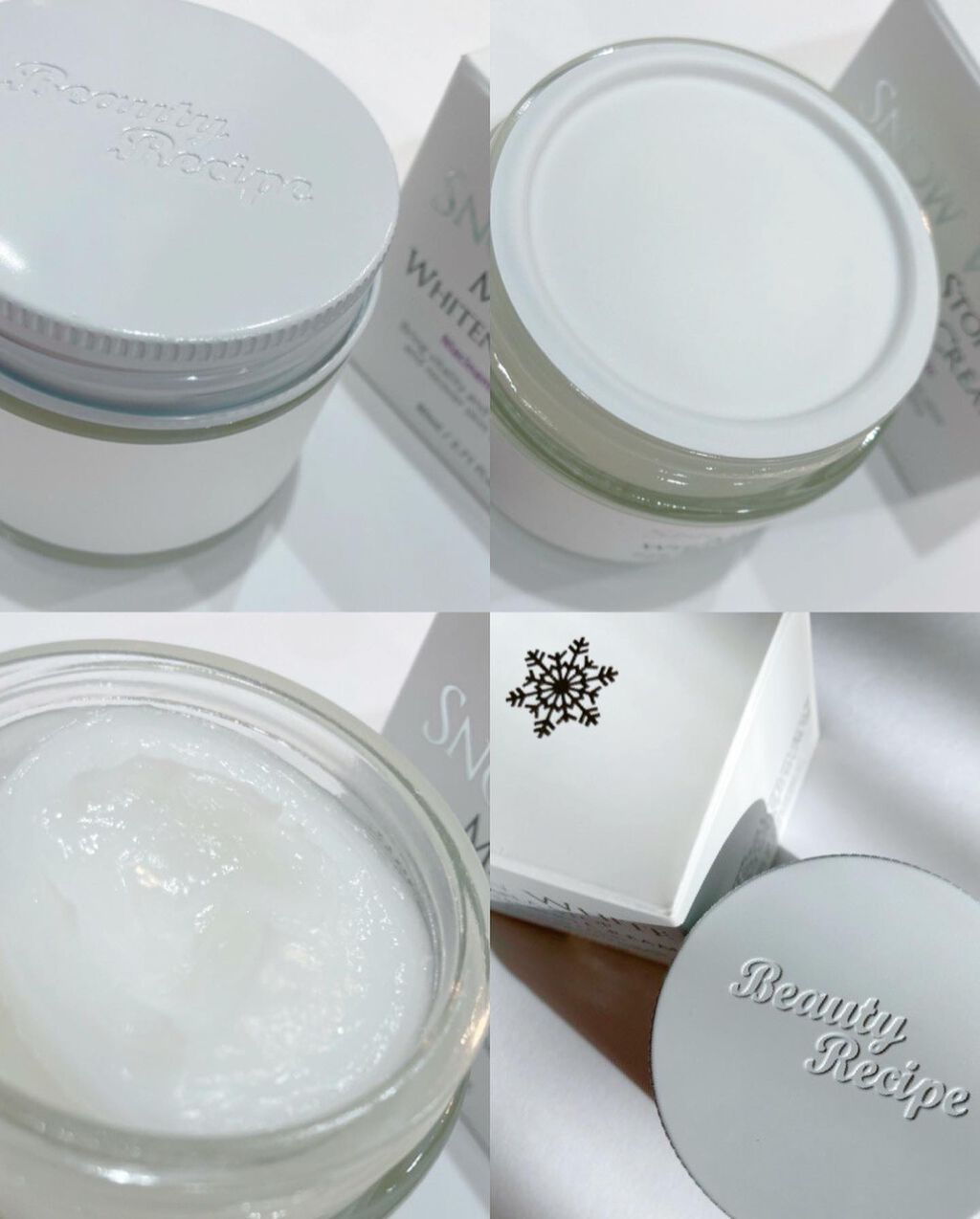 Snow White Mela Stop Whitening Cream/ビューティーレシピ/フェイスクリームを使ったクチコミ（2枚目）