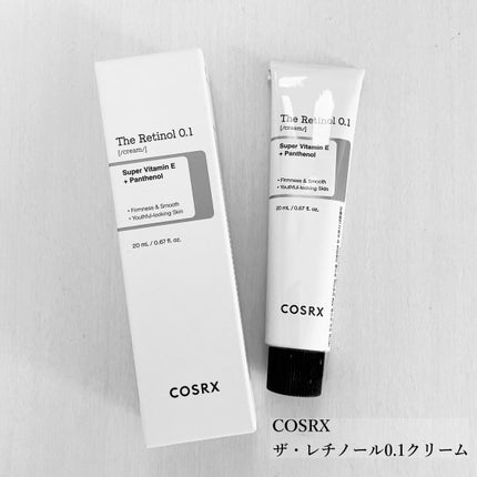 RXザ・レチノール0.1クリーム/COSRX/フェイスクリームを使ったクチコミ(1枚目)