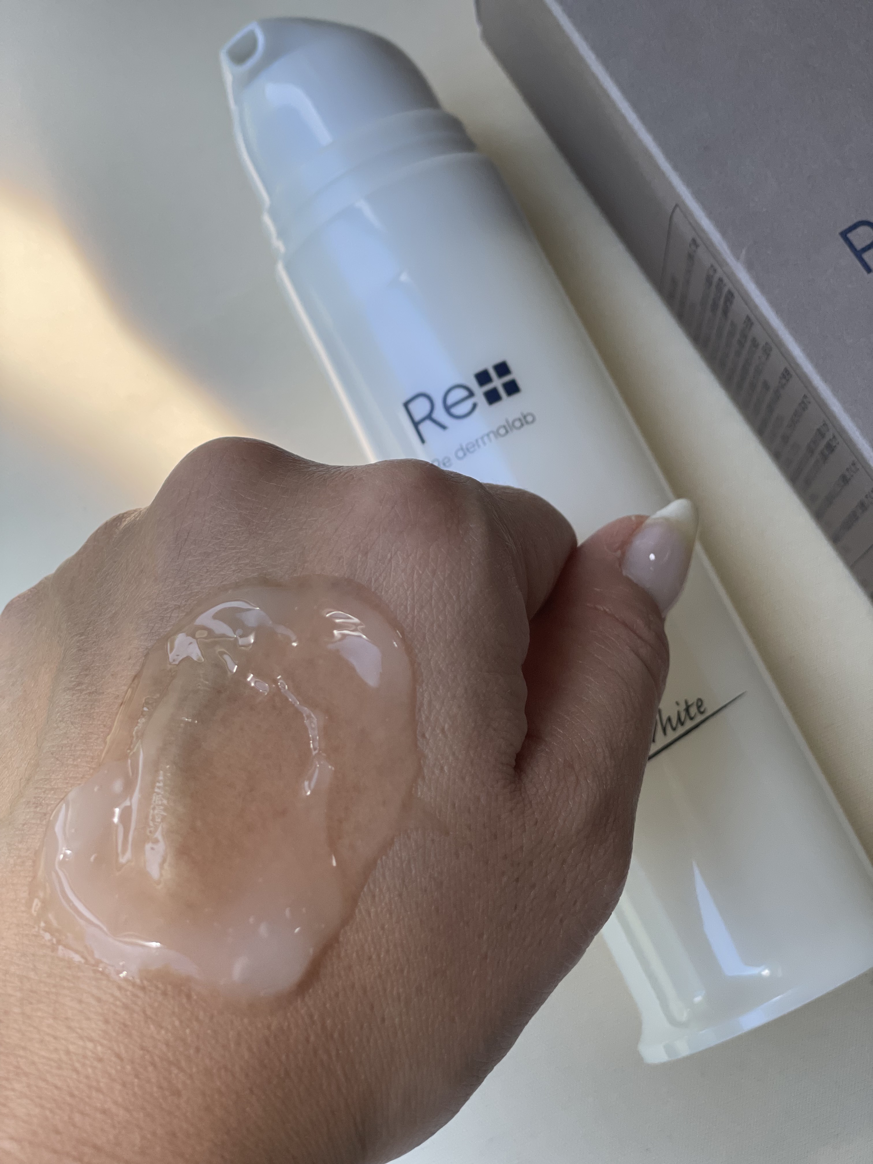 モイストゲルホワイト/Re dermalab/オールインワン化粧品を使ったクチコミ（3枚目）