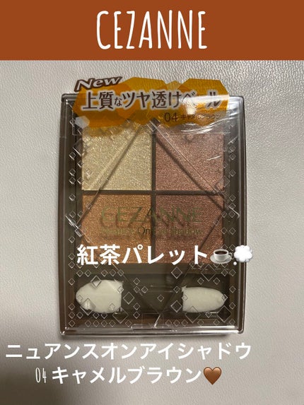 ニュアンスオンアイシャドウ/CEZANNE/アイシャドウパレットを使ったクチコミ(1枚目)